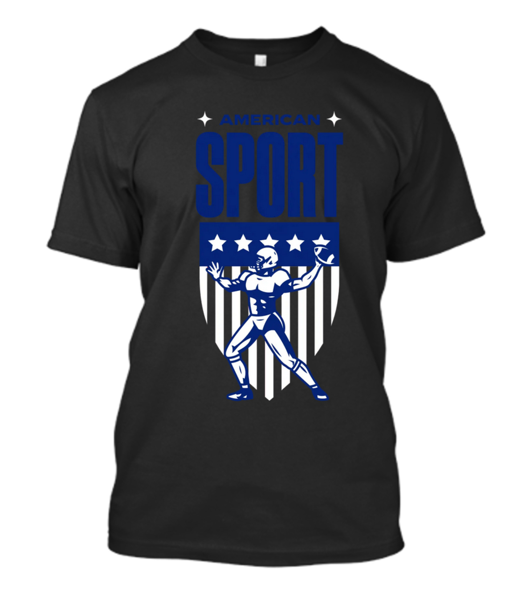 American Sport Football Icon Shield T-Shirt