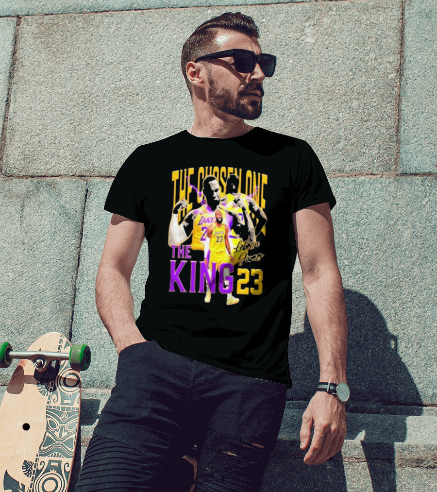 The Chosen One The King 23 LeBron James Lakers T-Shirt