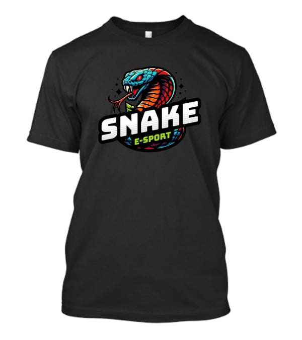 Snake Esport Vibrant Mascot T-Shirt