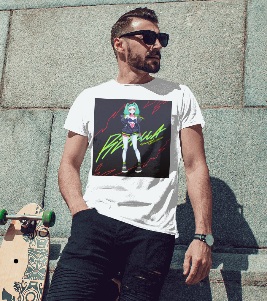 Rebecca Cyberpunk Edgerunners Neon T-Shirt