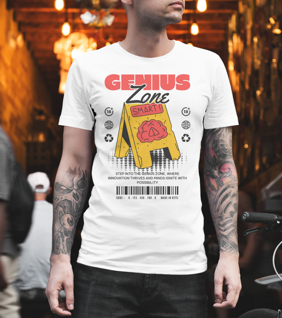 GENIUS ZONE SMART BRAIN SIGN T-Shirt