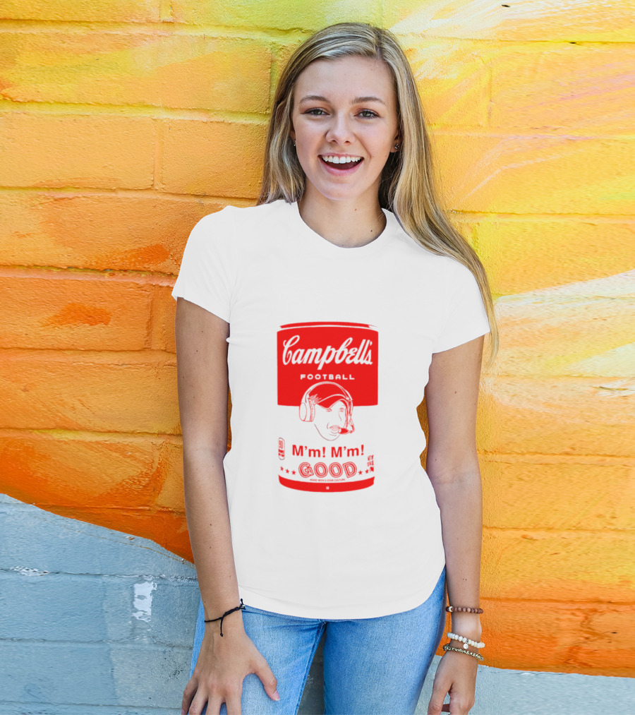Campbell’s Football M’m M’m Good Soup Headset Coach T-Shirt