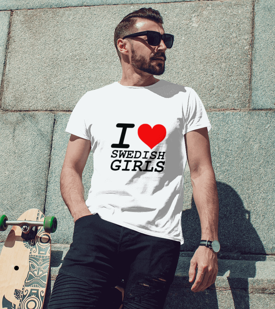 I Heart Swedish Girls T-Shirt