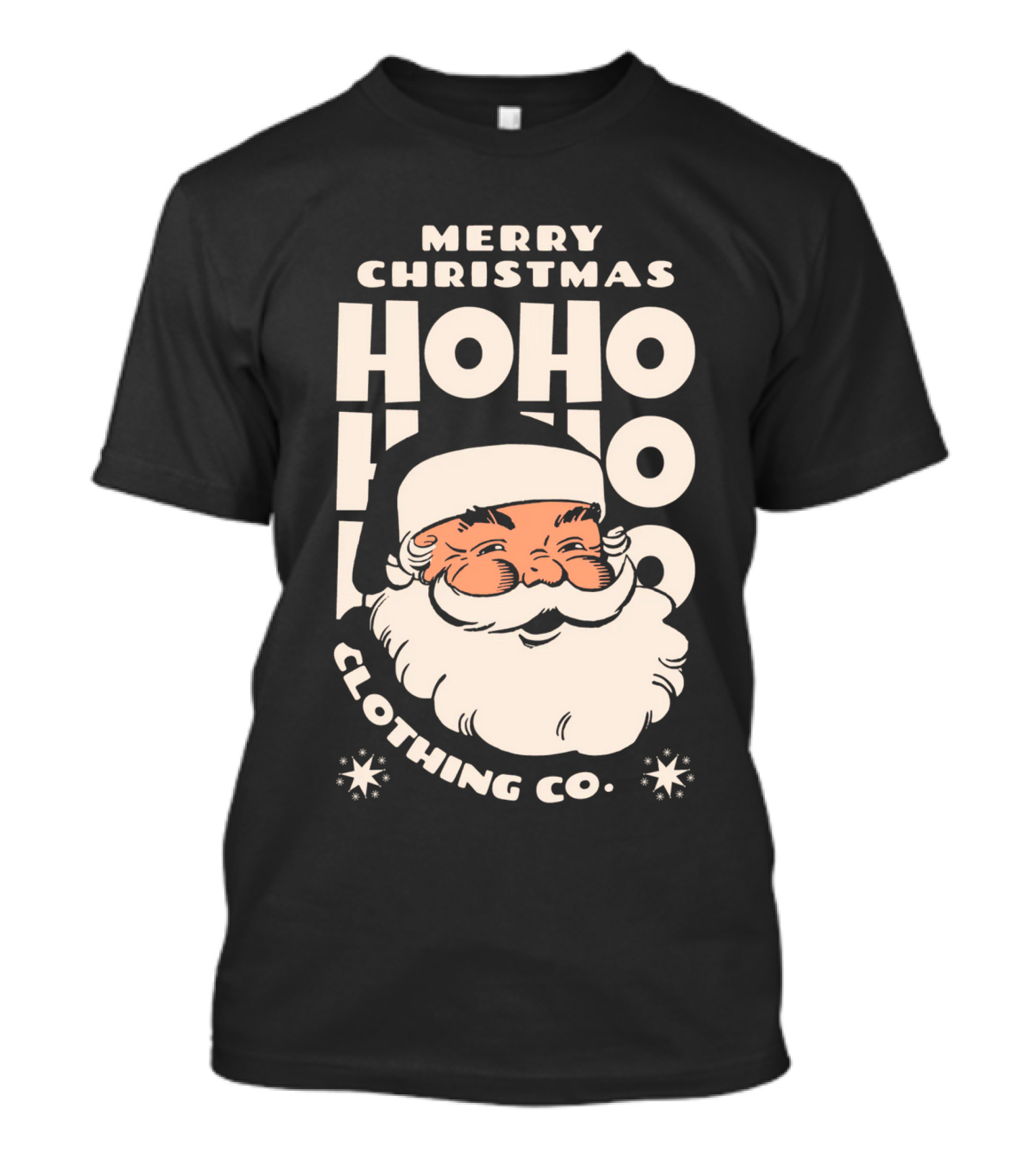 Merry Christmas Santa Claus Ho Ho Ho Clothing Co T-Shirt