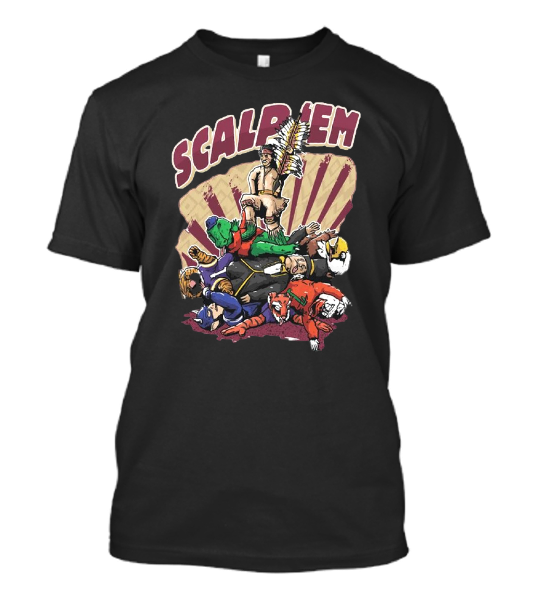 Florida State Seminoles Scalp Em Football Victory Over Rivals T-Shirt