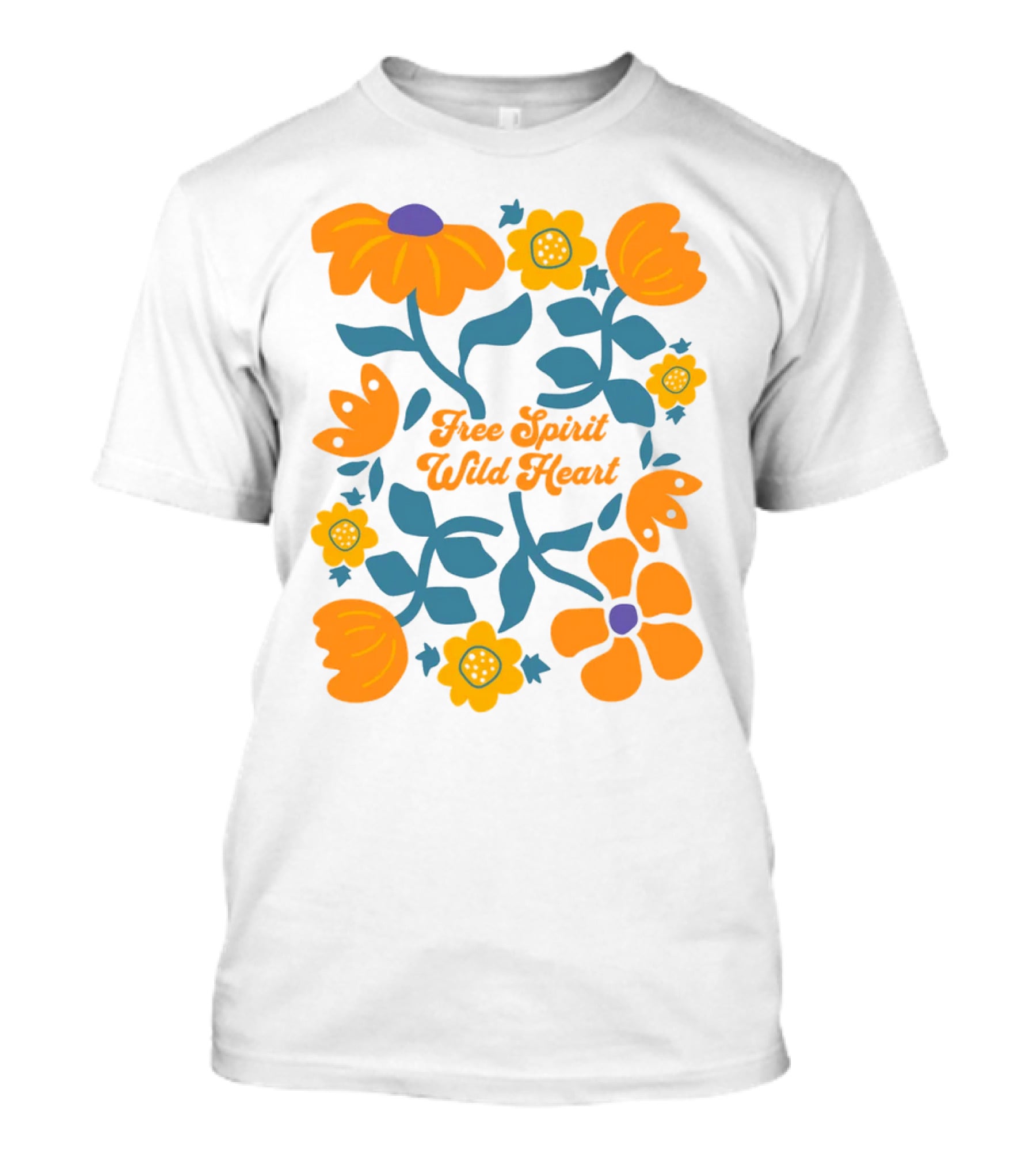 Free Spirit Wild Heart Floral T-Shirt