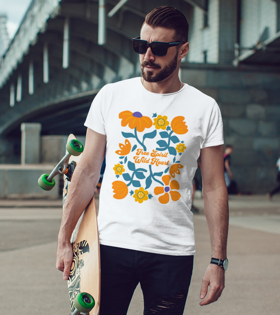 Free Spirit Wild Heart Floral T-Shirt
