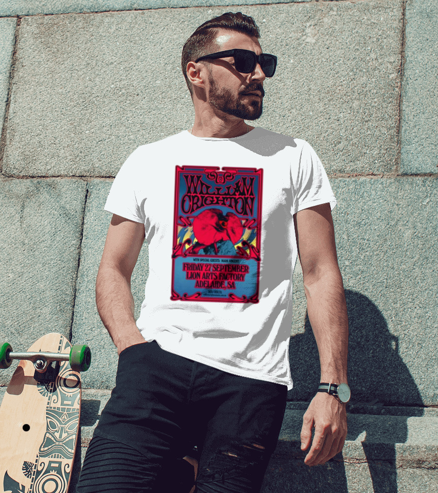 William Crighton With Special Guests Mark Vincent Live At Lion Arts Factory Adelaide SA Friday 27 September T-Shirt
