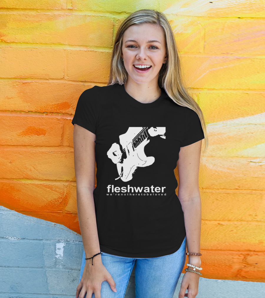 Closed Casket Activities Fleshwater We're Not Here To Be Loved Strat T-Shirt