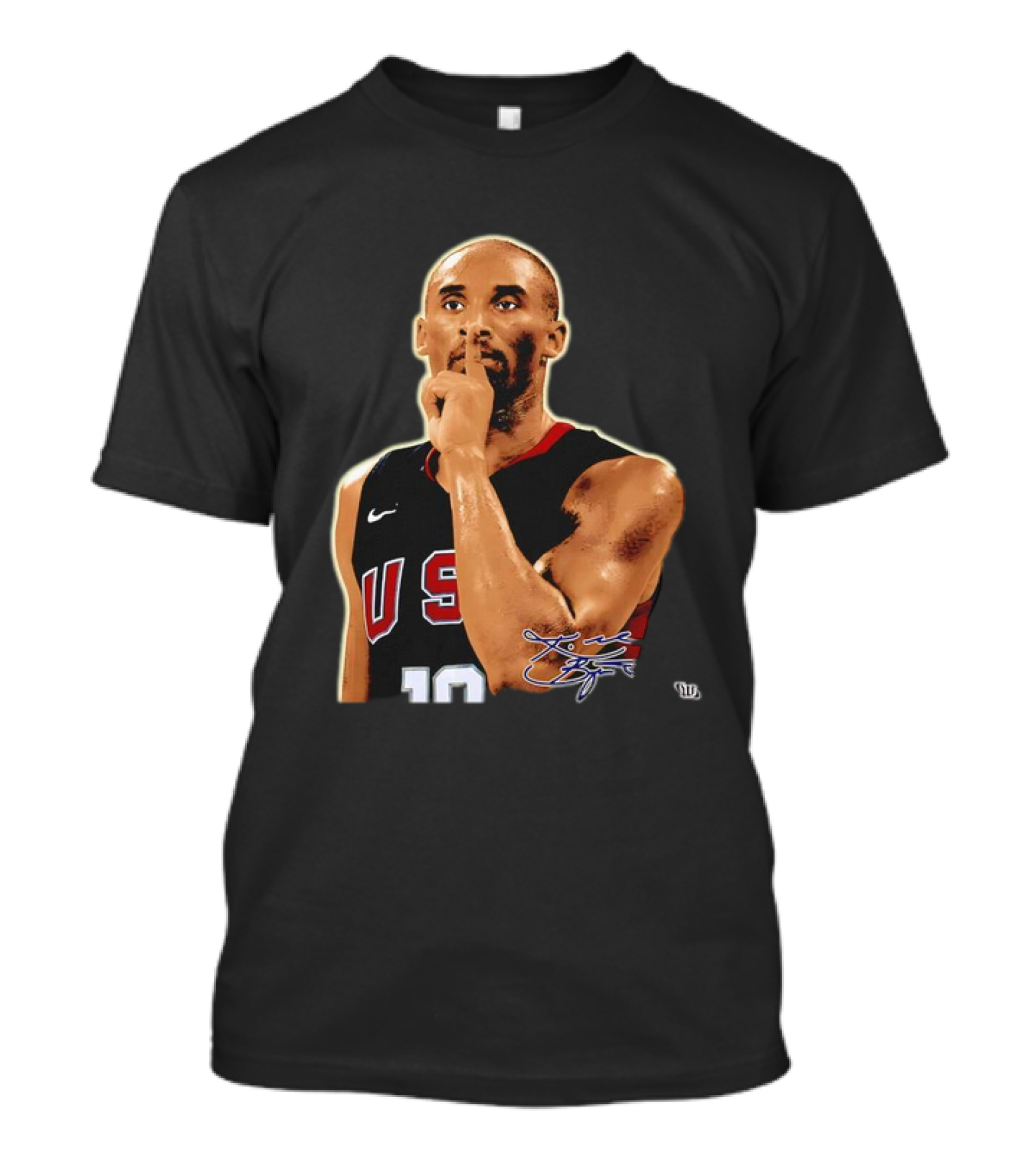 Kobe Bryant USA Basketball 10 Signature Quiet T-Shirt