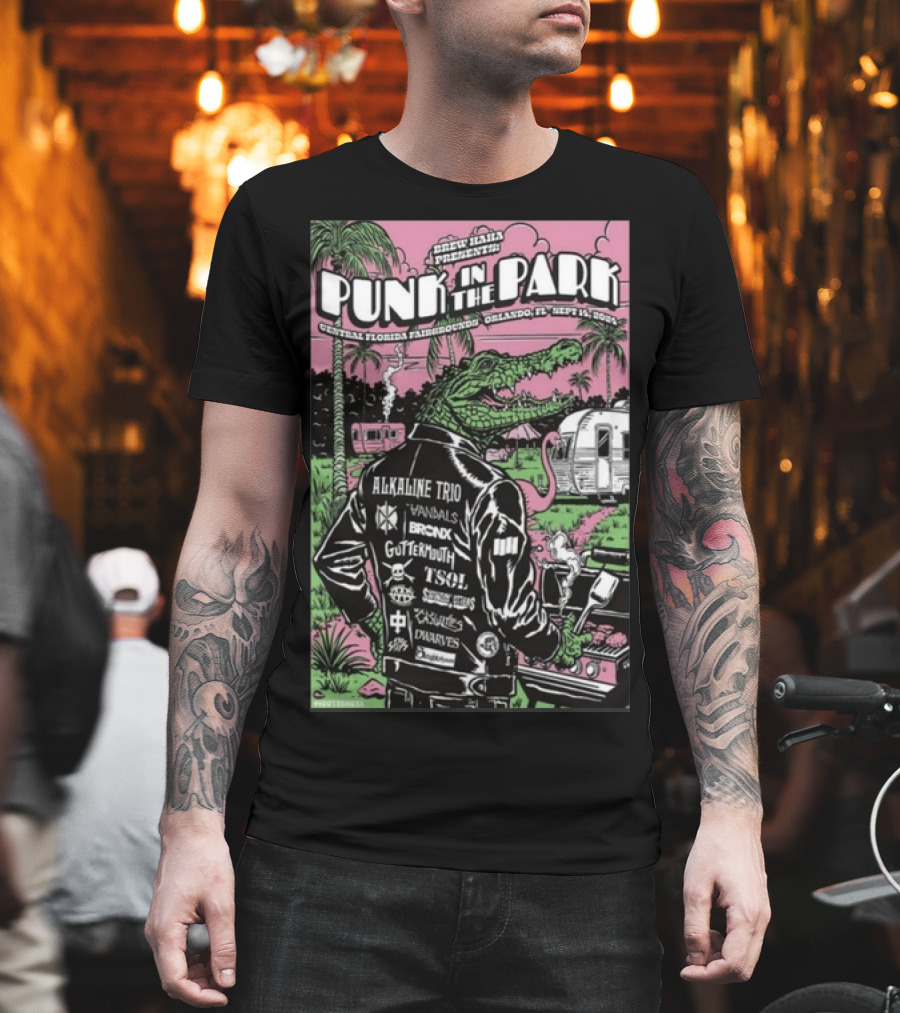 Punk In The Park Central Florida Fairgrounds Alkaline Trio Vandals Orlando Sep 14 T-Shirt