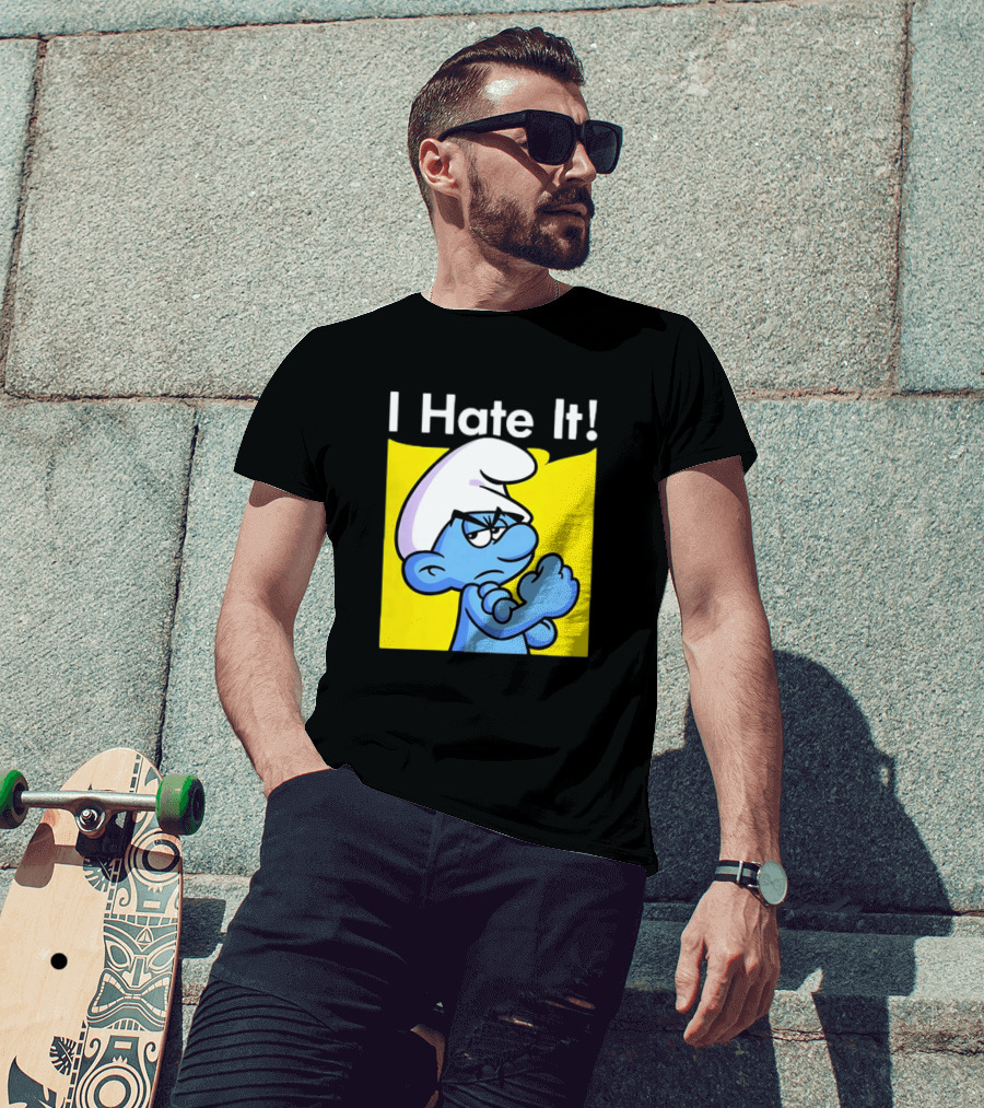 I Hate It Grouchy Smurf Rosie The Riveter T-Shirt