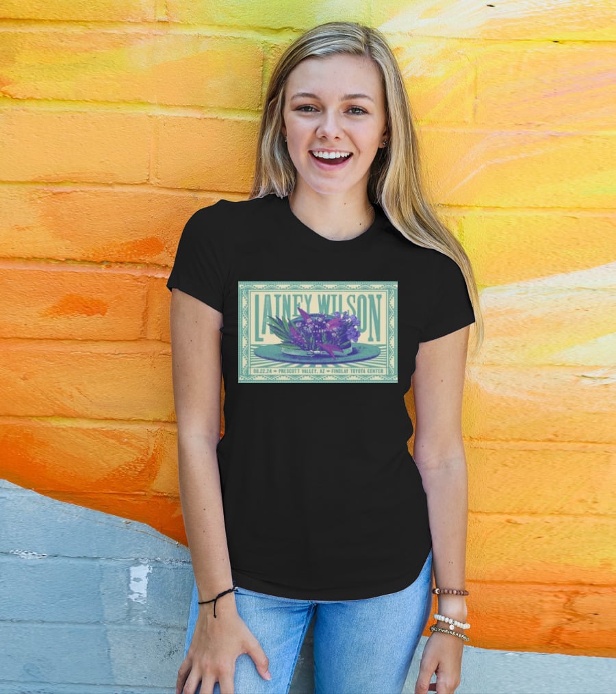 Lainey Wilson Prescott Valley AZ Findlay Toyota Center Aug 22 T-Shirt