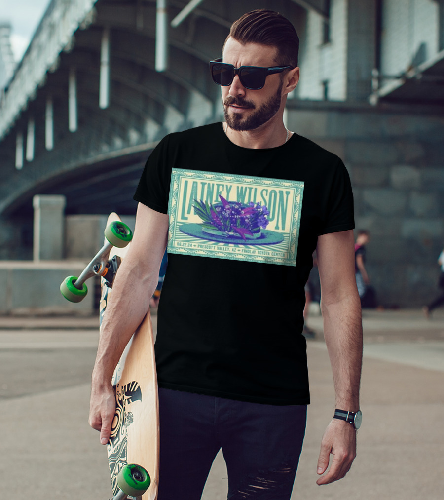 Lainey Wilson Prescott Valley AZ Findlay Toyota Center Aug 22 T-Shirt