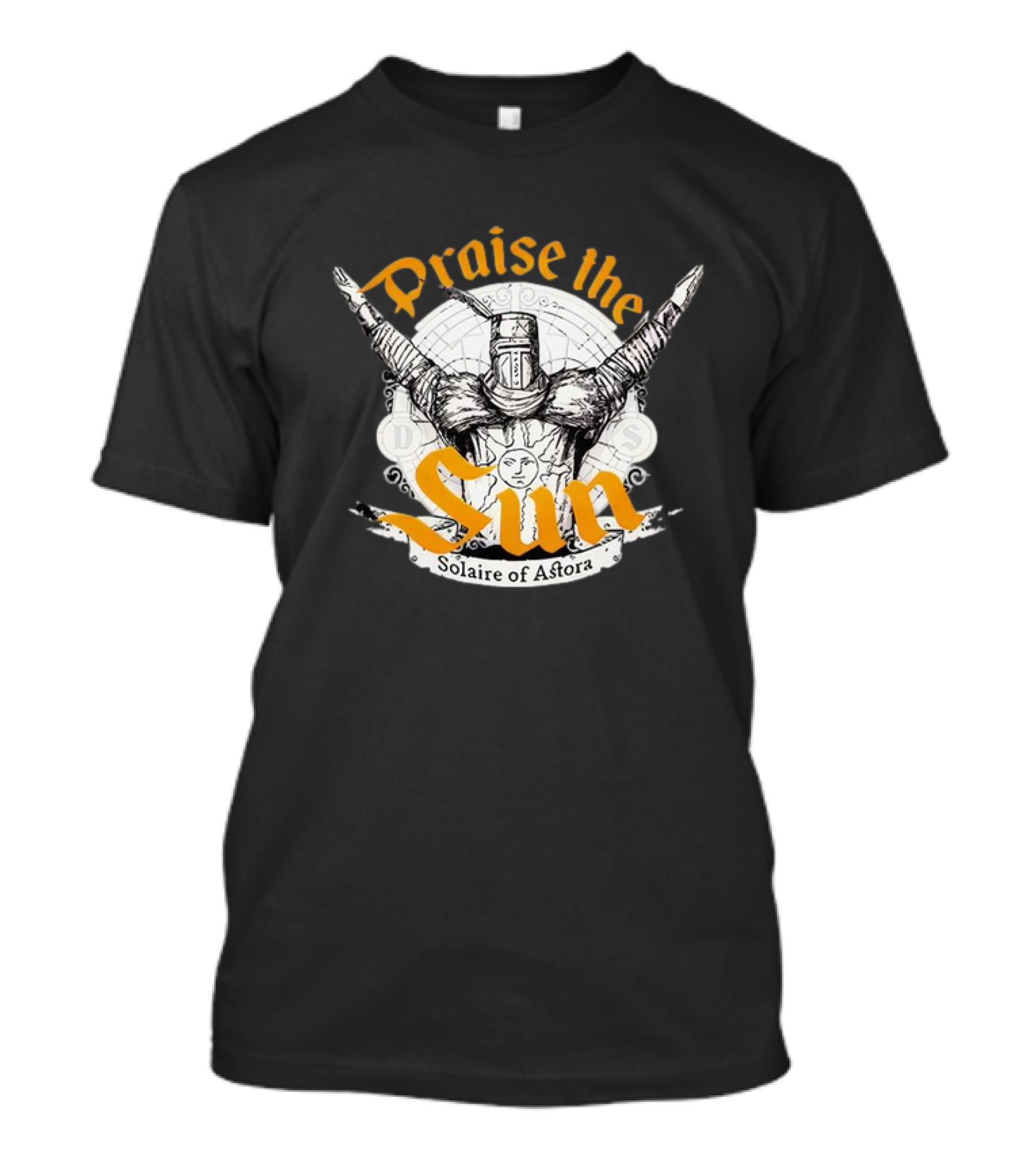 Praise The Sun Solaire Of Astora Dark Souls Iconic Knight T-Shirt
