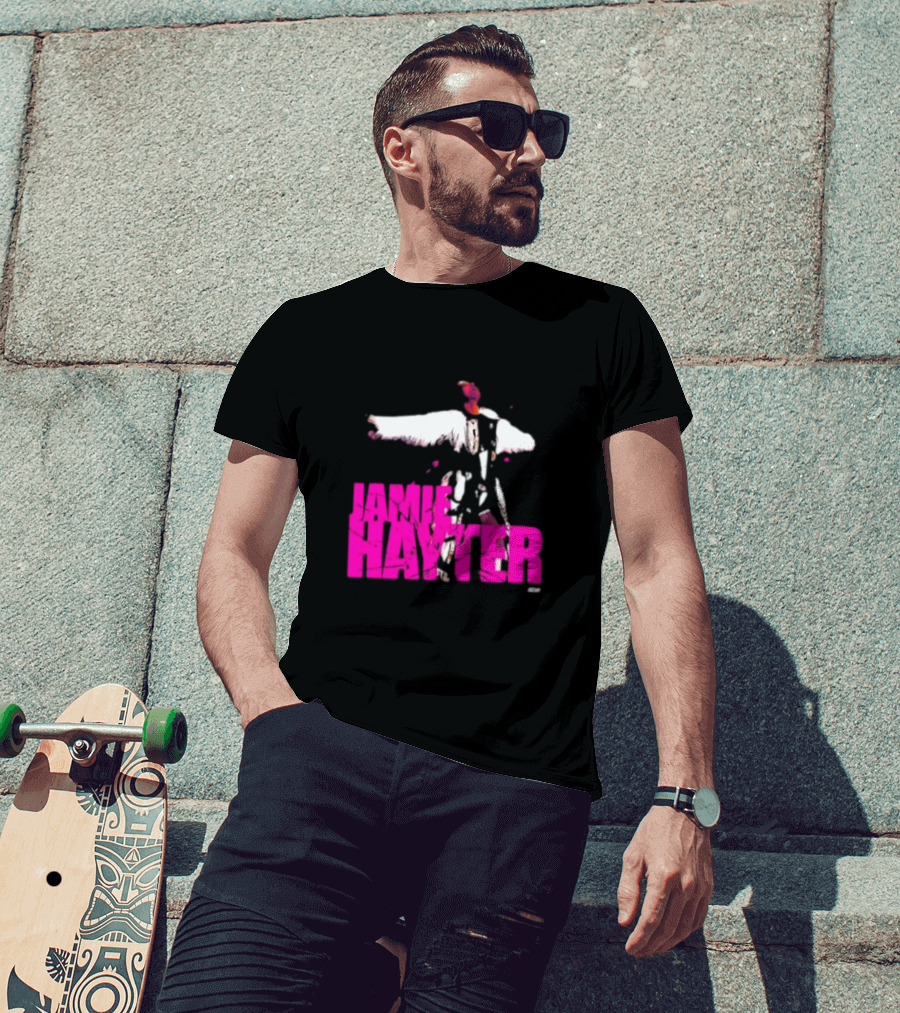 Jamie Hayter Bold Pink Wrestler Aesthetic T-Shirt