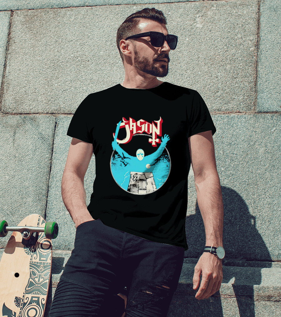 Jason Ghost Heavy Metal Turbo Cabin And Mask T-Shirt