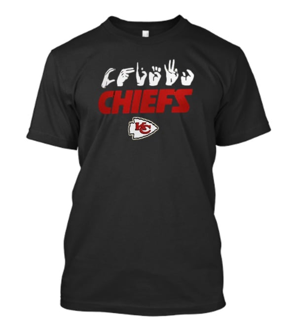 Kansas City Chiefs ASL Love Sign NFL Homage T-Shirt