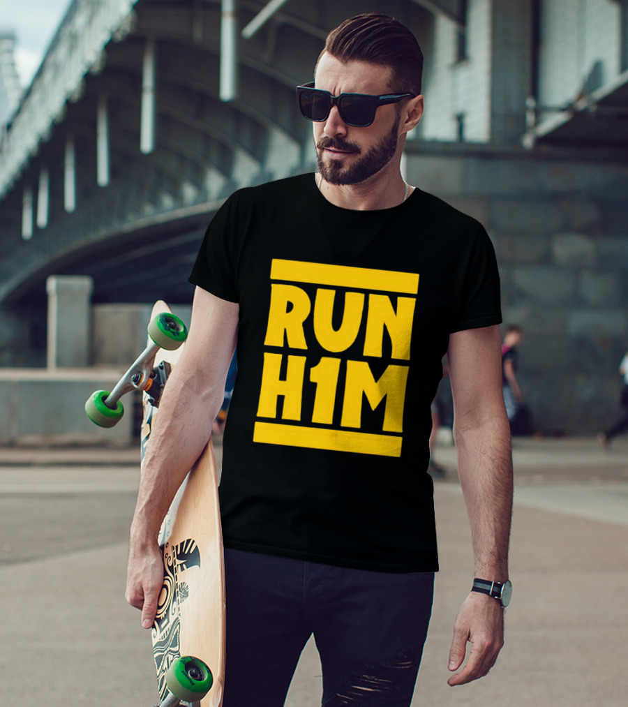 RUN H1M Street Art Graffiti T-Shirt