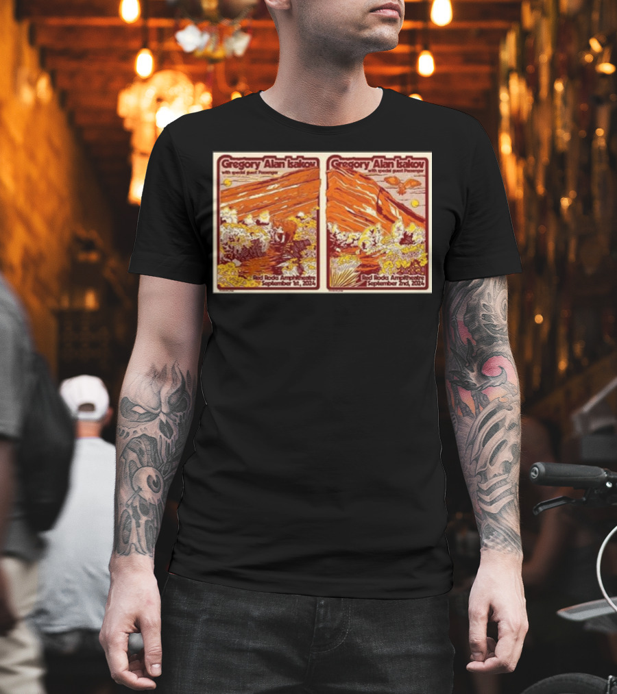 Gregory Alan Isakov With Special Guest Red Rocks Amphitheatre September 1st 2nd T-Shirt