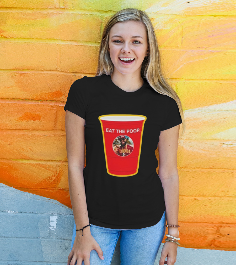 Florida State Seminoles Eat The Poop Red Solo Cup Meme T-Shirt