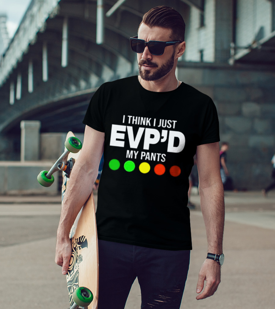 Greg Newkirk I Think I Just EVP’d My Pants Ghost Hunting Humor Paranormal Lights T-Shirt