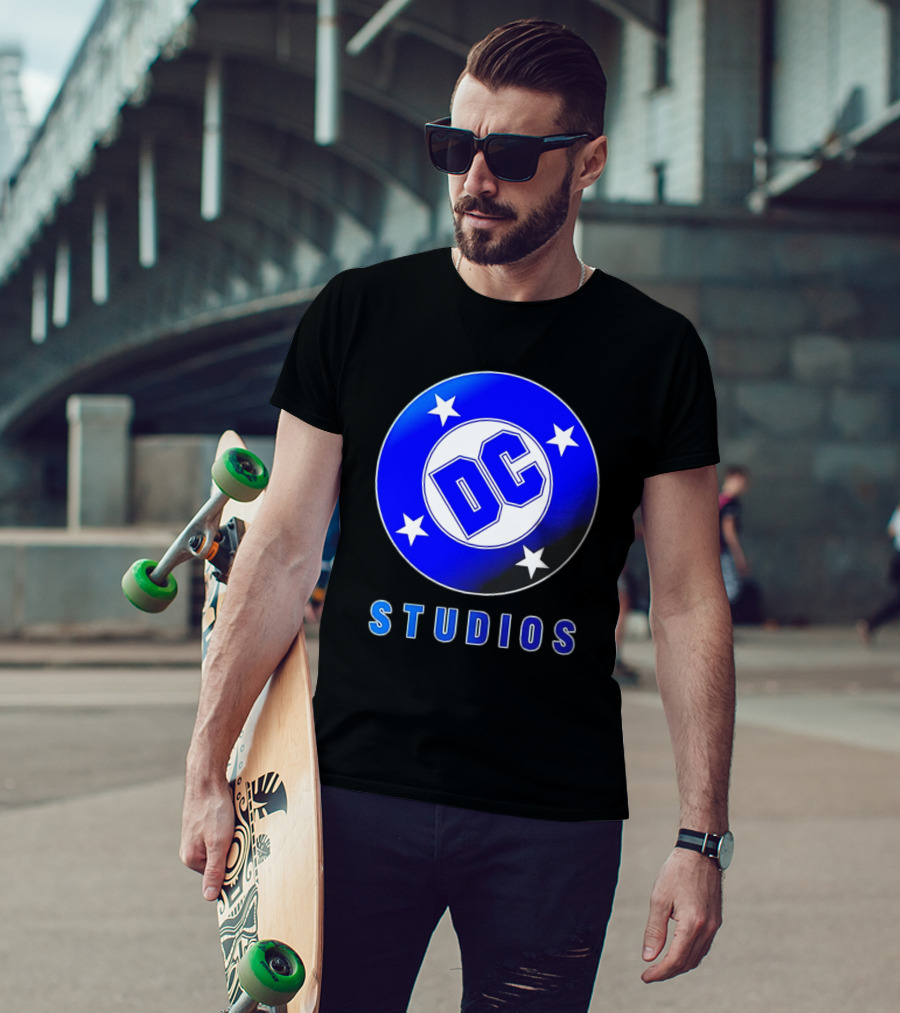 James Gunn DC Studios Logo With Stars T-Shirt