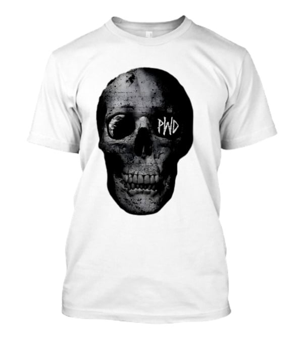 PWD Parkway Drive Dark Days 2012 Atlas Skull Image T-Shirt