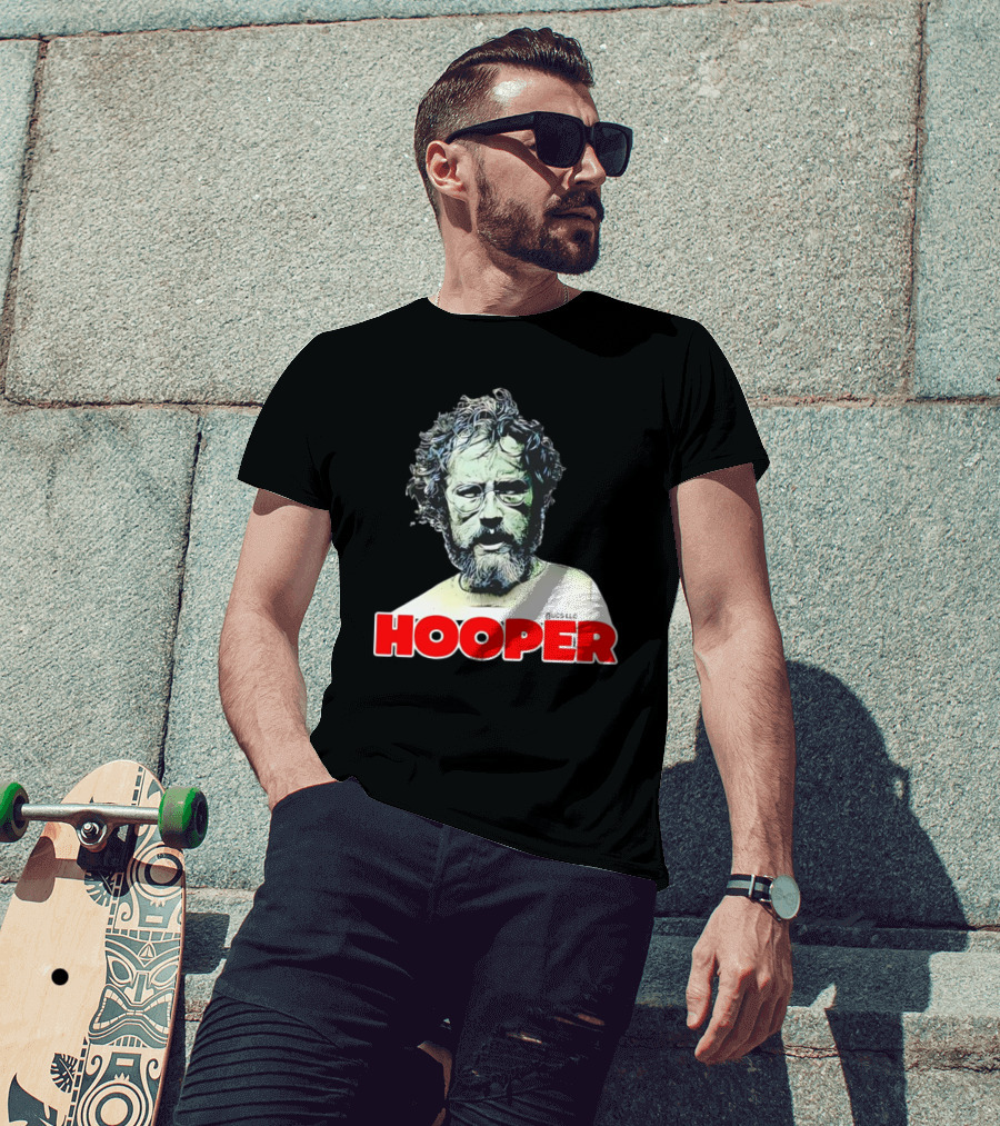 Jaws Movie Hooper 80s Horror Iconic Character T-Shirt