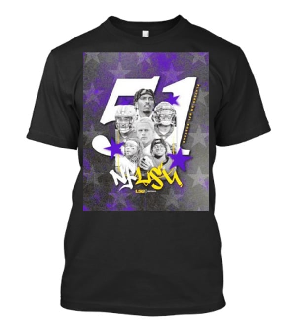 LSU Tigers NFLSU NFL Rosters Legends 51 Superstars T-Shirt