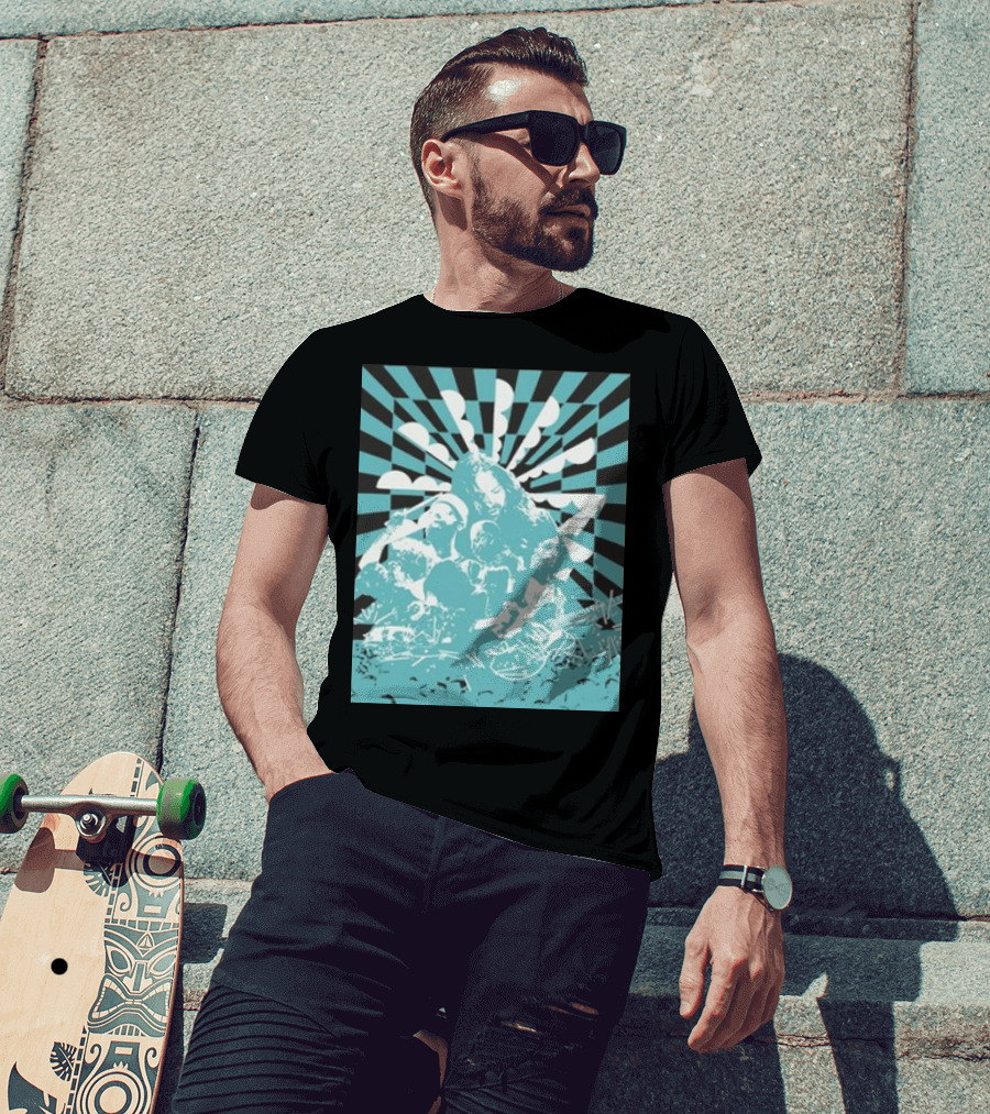 The War On Drugs Optical Collage Sunburst Band Montage T-Shirt