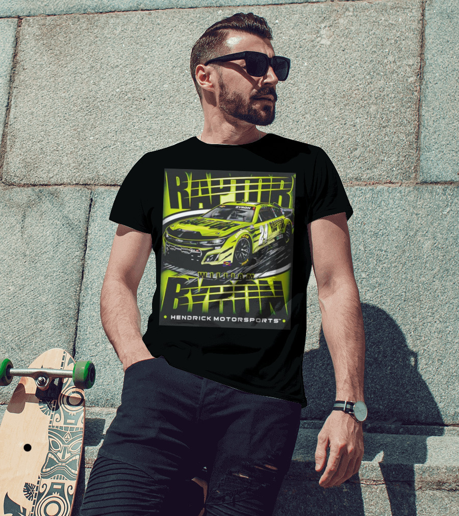 William Byron Raptor Car NASCAR Hendrick Motorsports Collection T-Shirt
