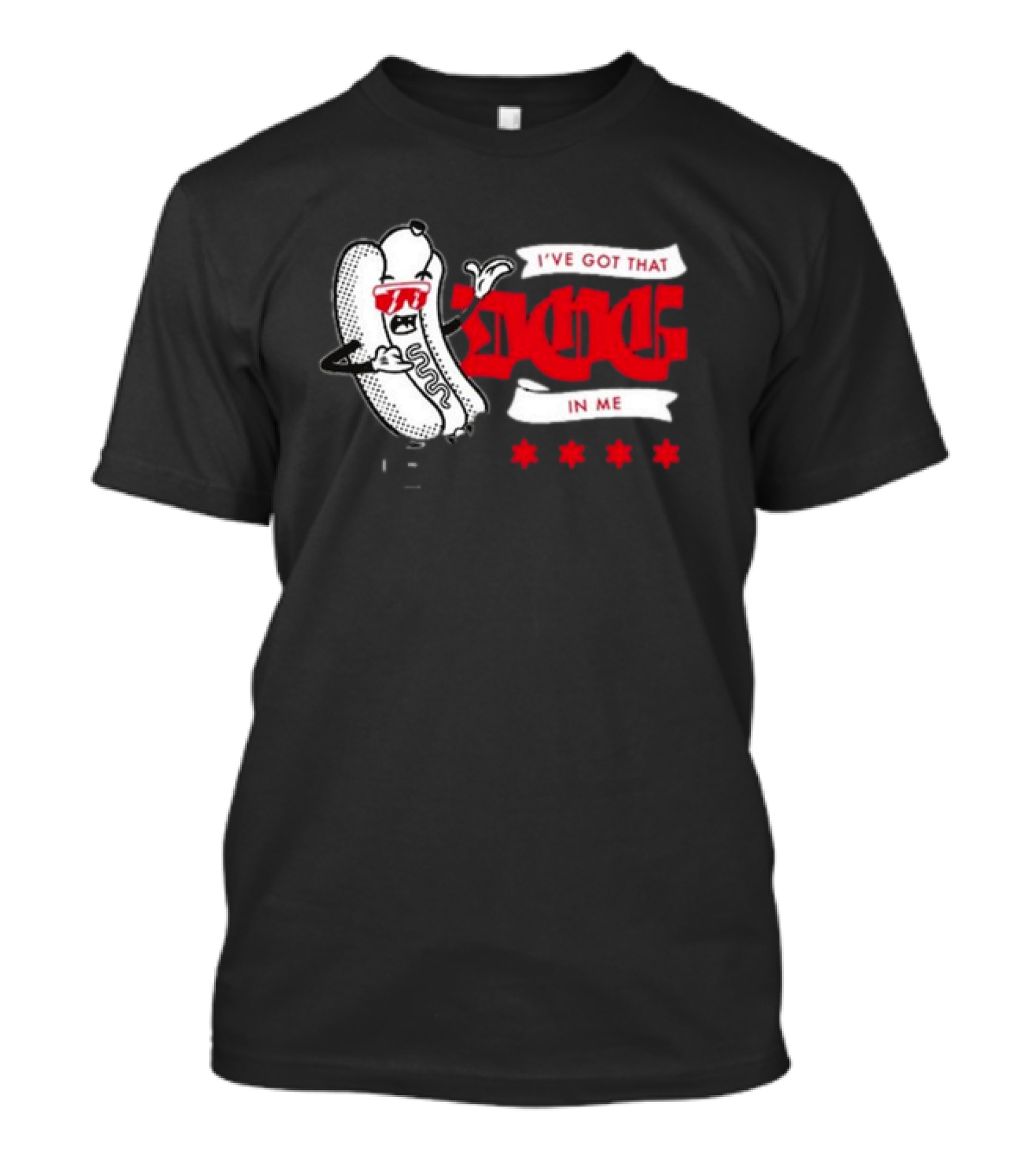 C2E2 I've Got That Dog Hot Dog Character With Stars T-Shirt