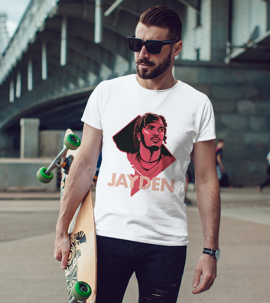Jayden Daniels Washington Commanders Patriot T-Shirt