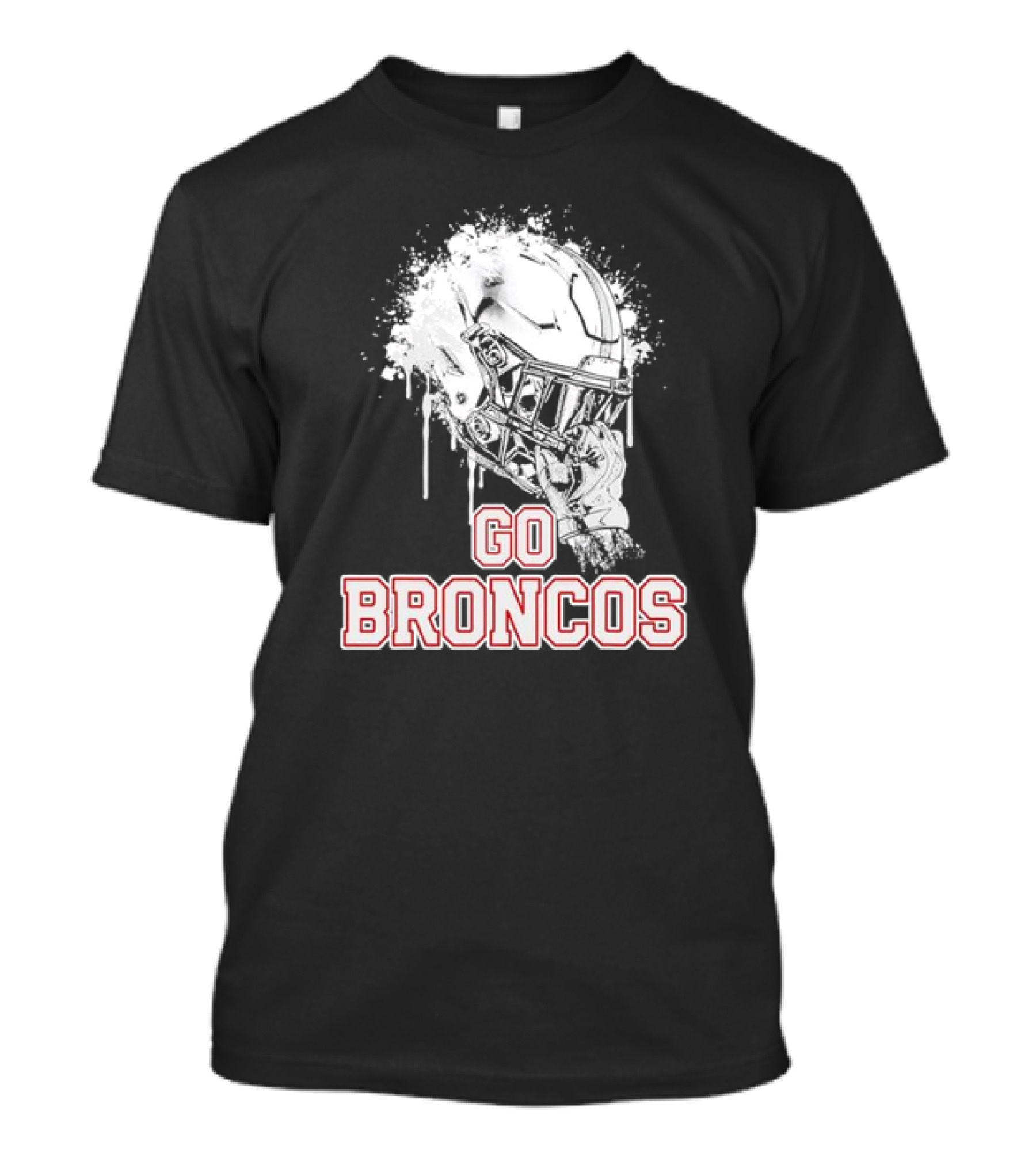 Go Broncos Palm Beach Central Rising Helmet T-Shirt