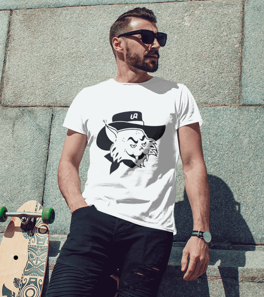 Arizona Wildcats UA Mascot Cowboy Hat T-Shirt