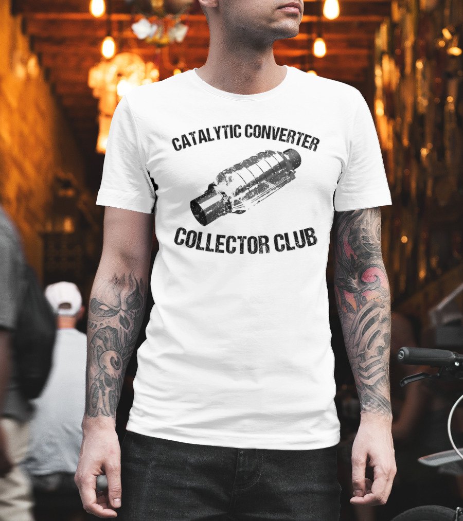 Catalytic Converter Collector Club Vintage Automotive Mechanics T-Shirt
