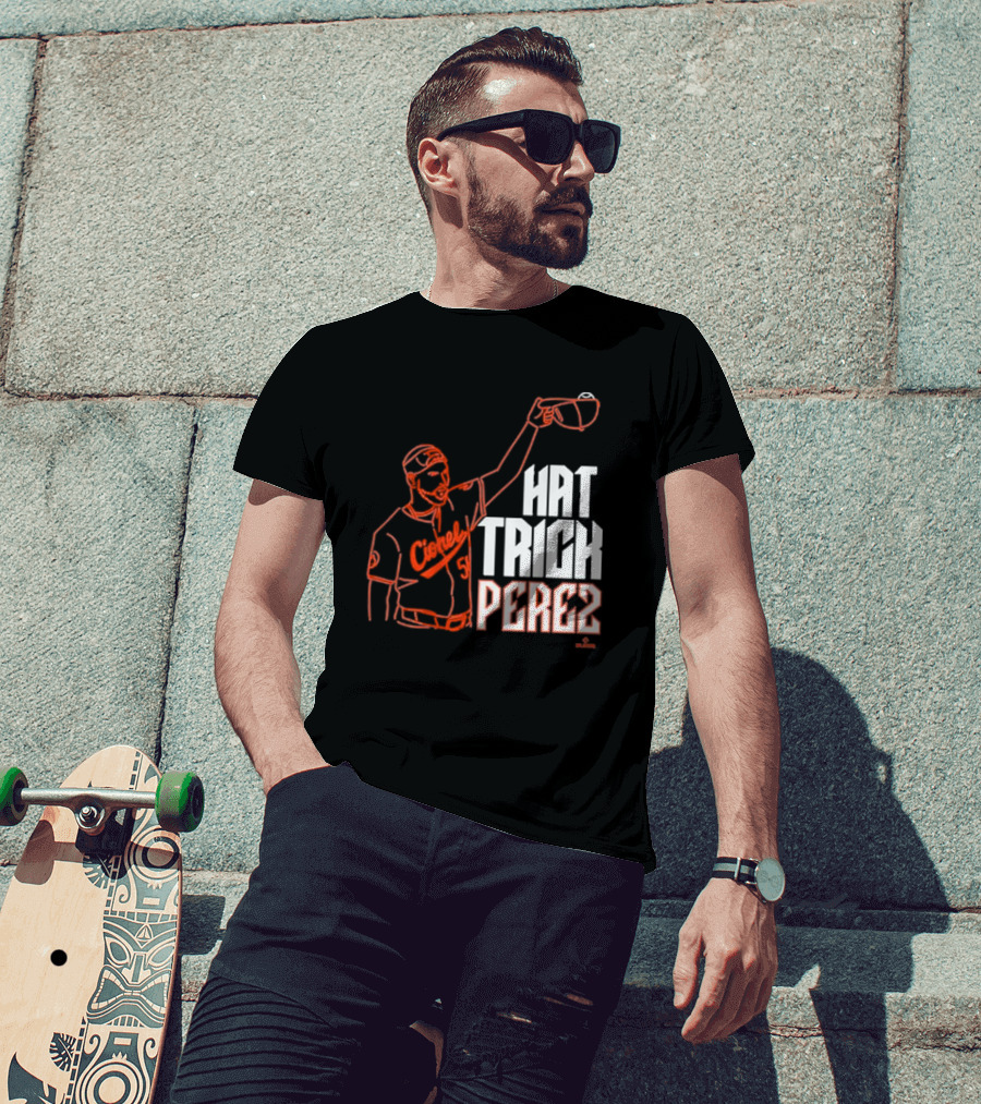 Baltimore Orioles Cionel Perez Hat Trick Perez Player T-Shirt