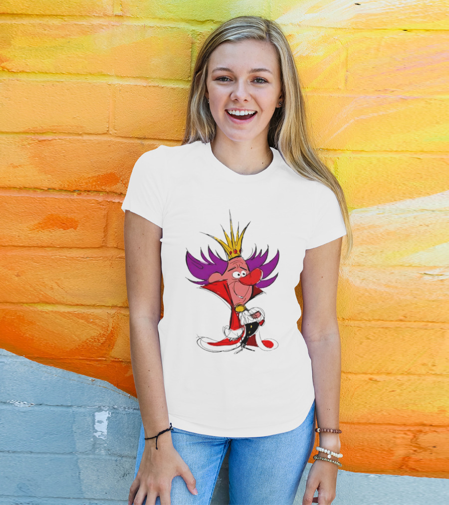 Disney Villains Cartoon Queen Of Hearts T-Shirt