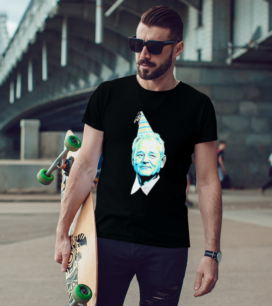Retro Birthday Party Hat Bill T-Shirt