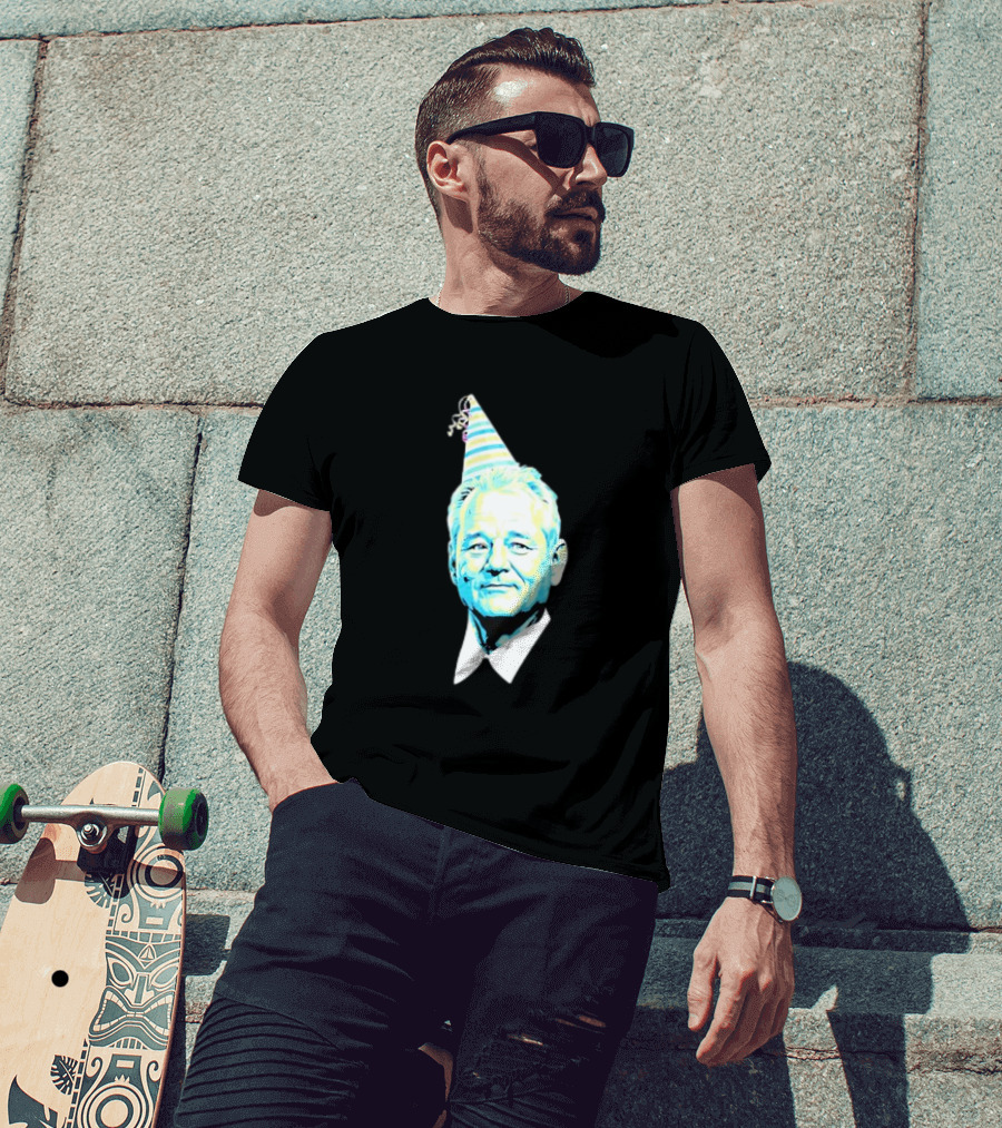 Retro Birthday Party Hat Bill T-Shirt