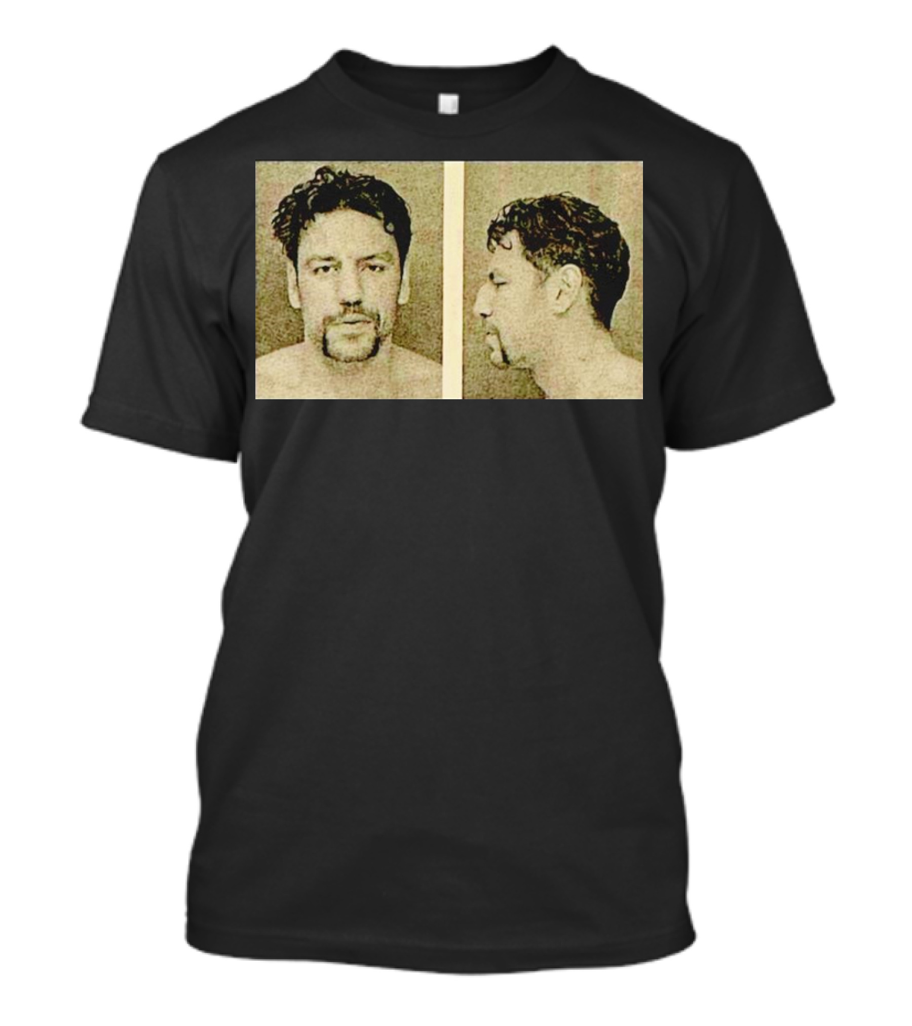 Milan Lucic Boston Bruins Mugshot Style Image T-Shirt