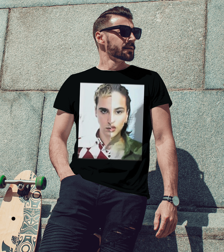 Rosalia Omega Split Face Artistic T-Shirt