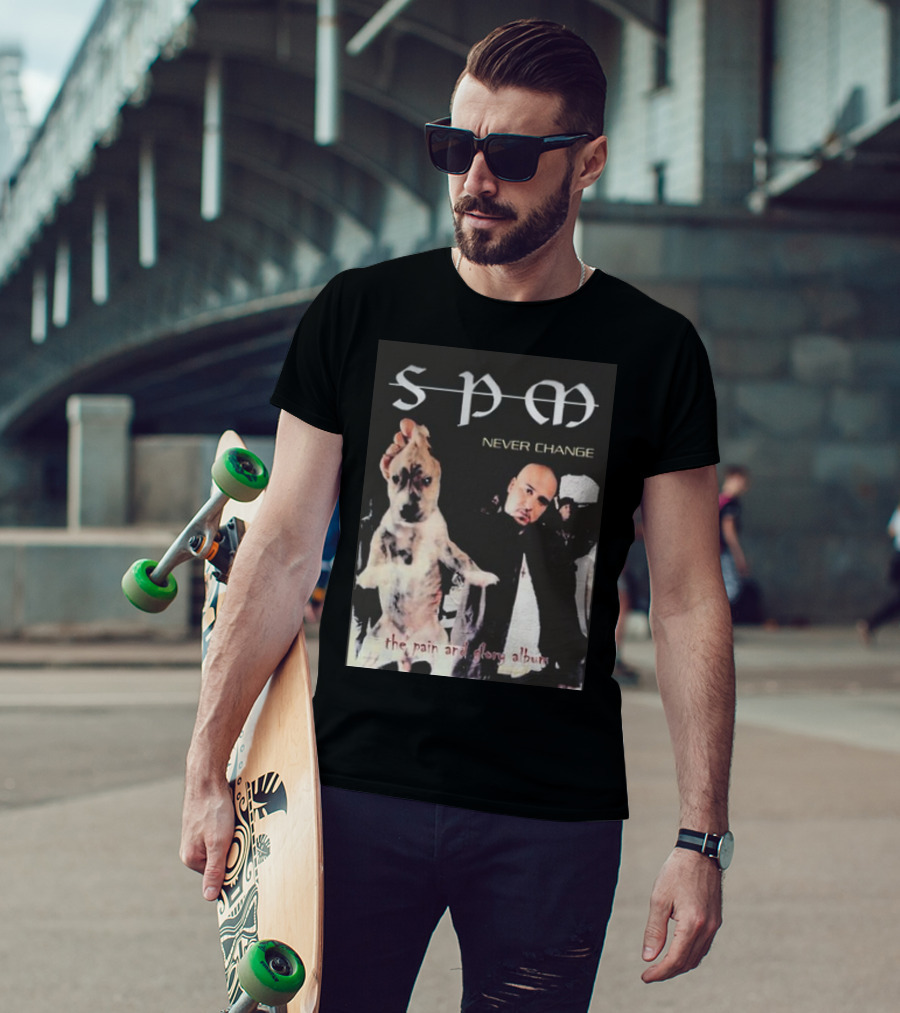 SPM Never Change The Pain And Glory Album T-Shirt