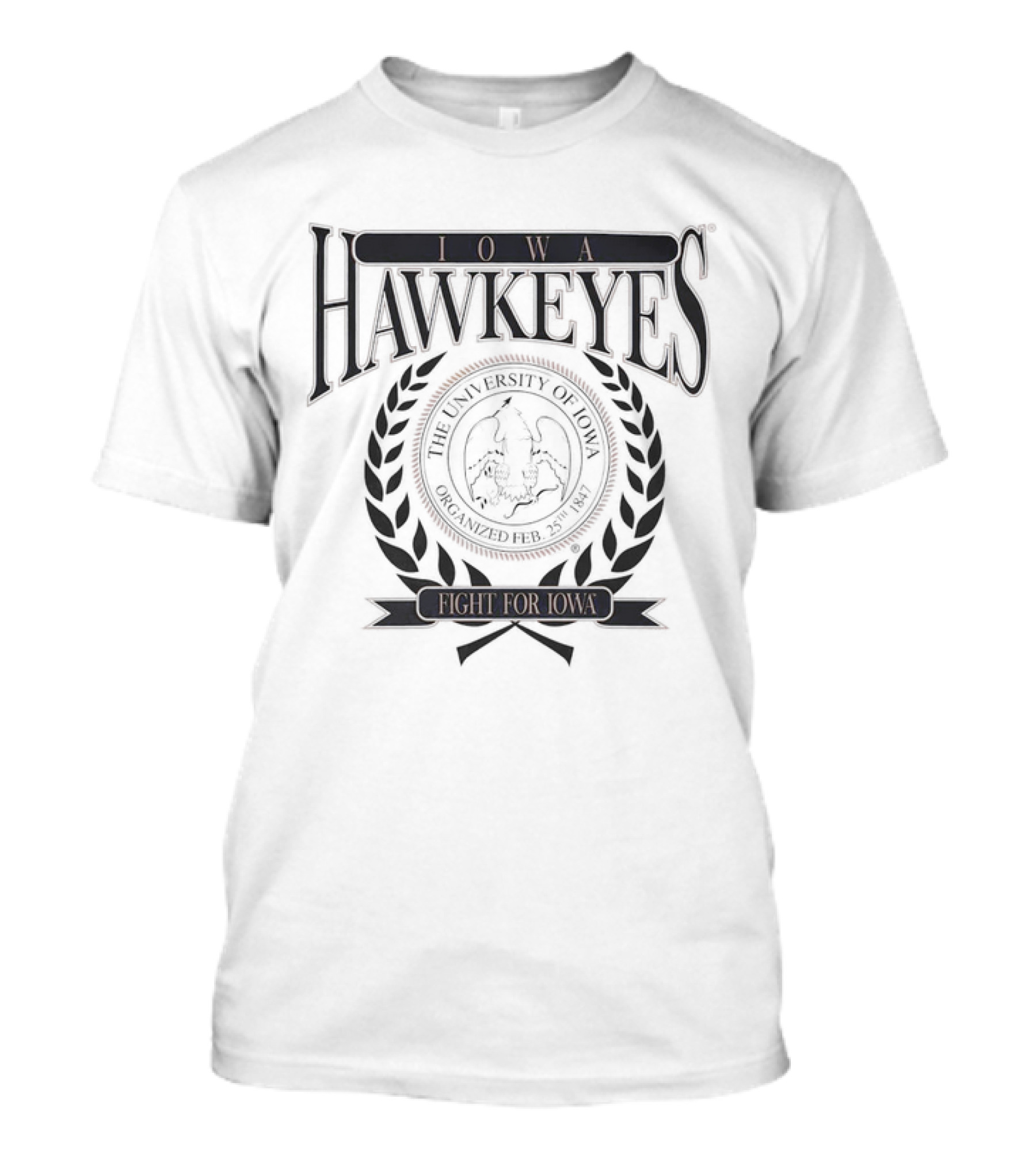 Iowa Hawkeyes The University Of Iowa Fight For Iowa T-Shirt