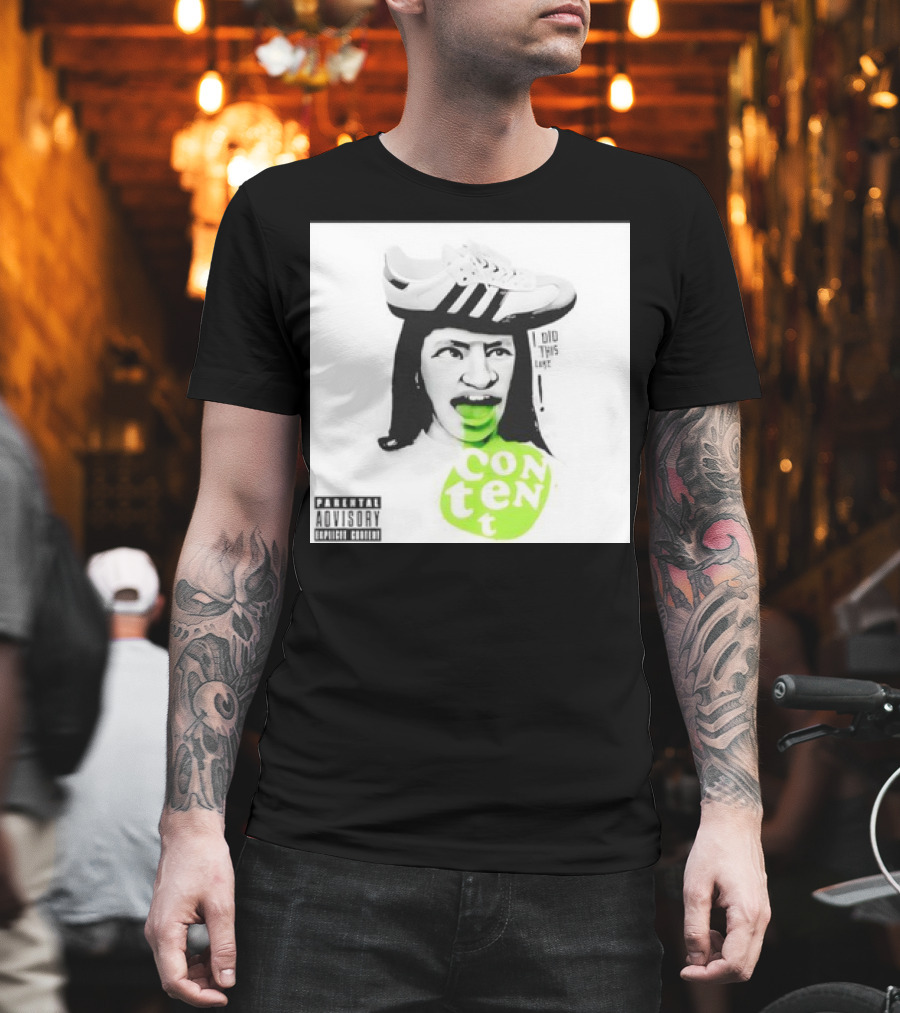 I Did This Luke Content Members Show the Album Retro Parental Advisory T-Shirt
