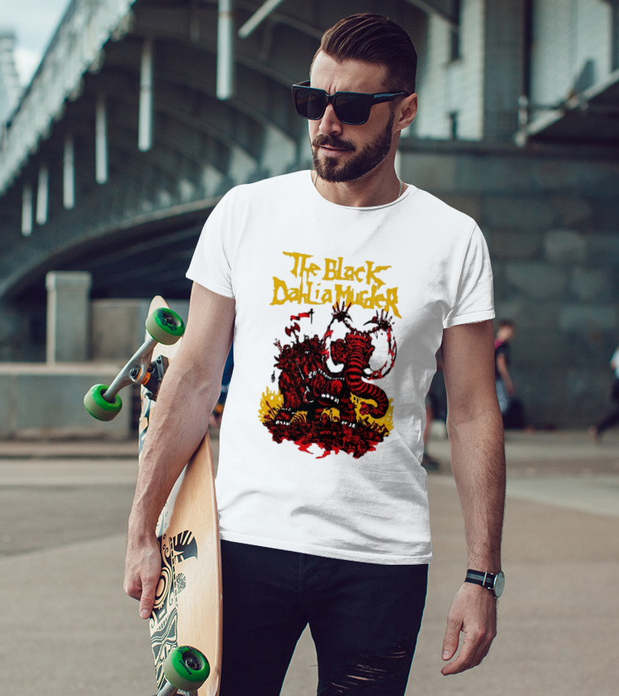 The Black Dahlia Murder Red Mammoth Battle Scene T-Shirt