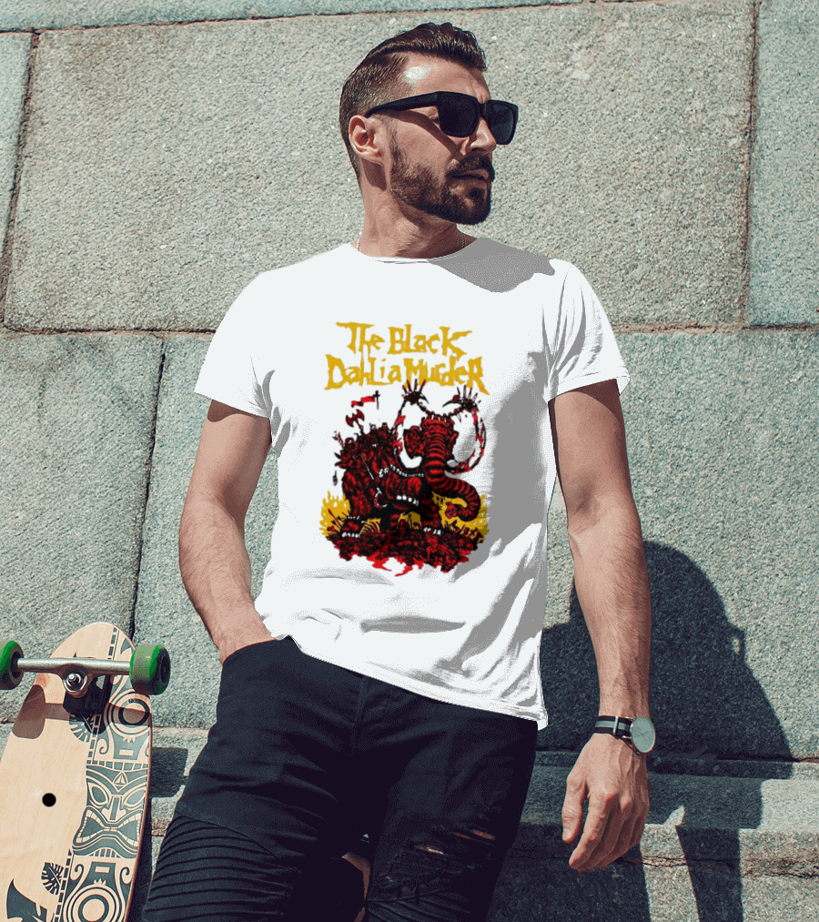 The Black Dahlia Murder Red Mammoth Battle Scene T-Shirt