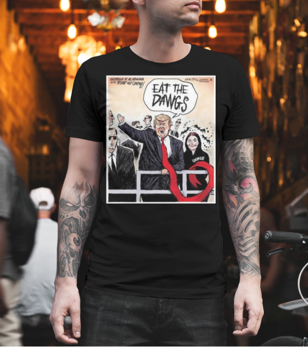 Georgia At Alabama Eat The Dawgs Trump And Company T-Shirt Georgia At Alabama Eat The Dawgs Trump And Company T-Shirt