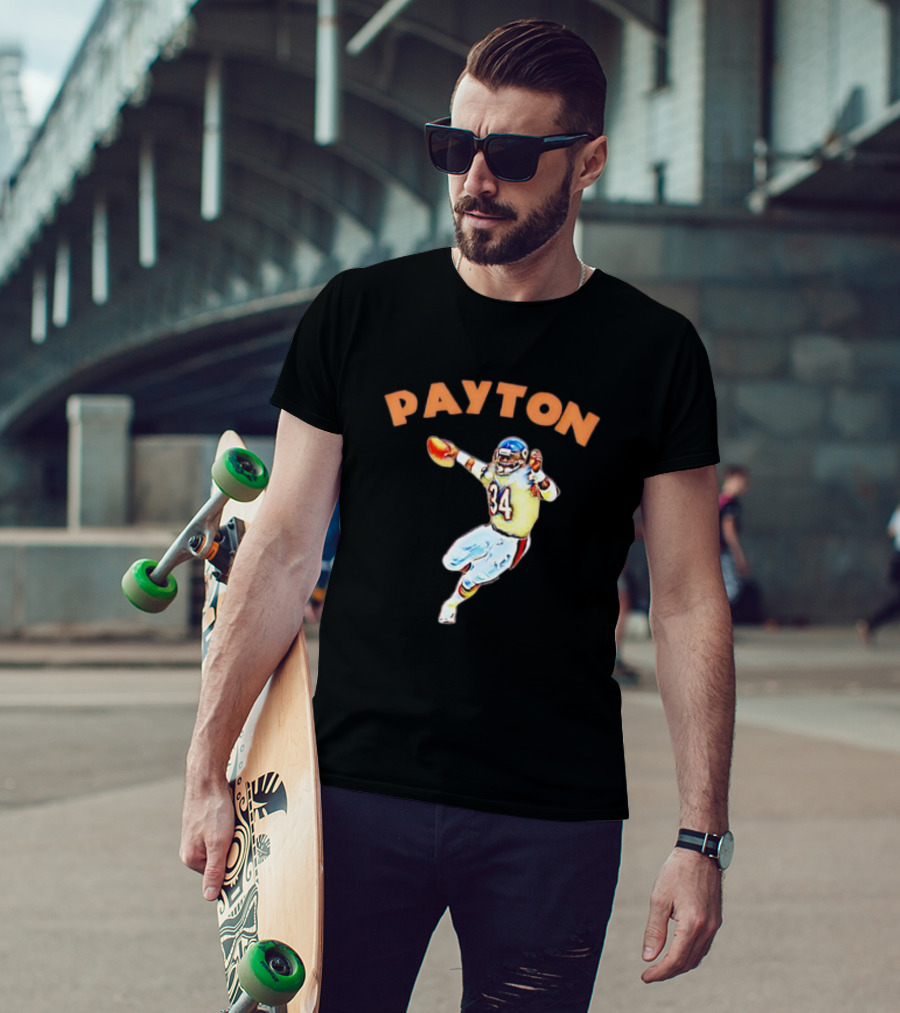 Payton 34 Chicago Football T-Shirt